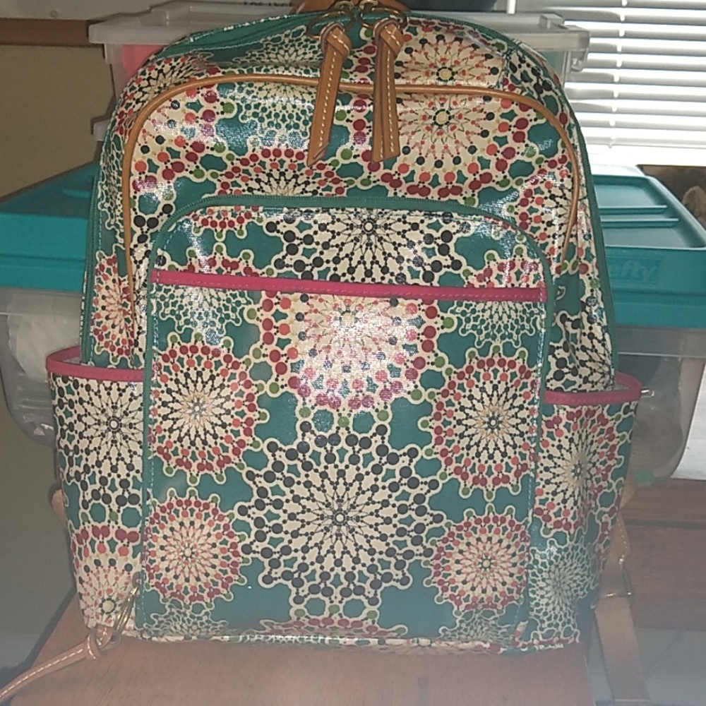 Fossil canvas coated KeyPer backpack